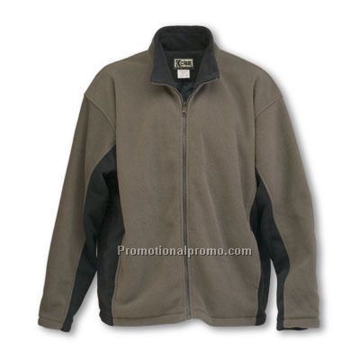 ADULT Lined full zip Highland Thermal fleece jacket with waist shockcord & side seam pockets