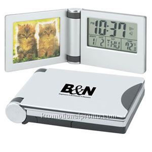 Aluminum Photo Travel Alarm