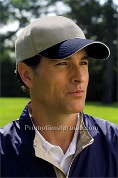 COLOR-BLOCKED CAP W/SANDWICH VISOR