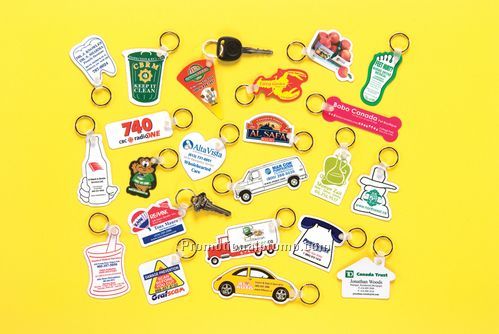 CUSTOM SHAPE KEY TAG 2 SIDED