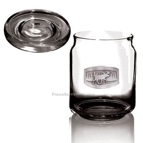 Candy jar with emblem