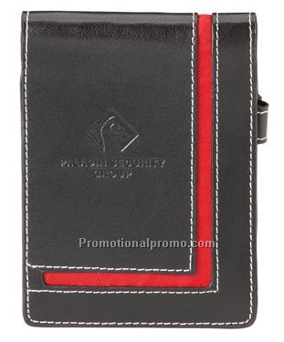 Checkerboard Leather Jotter