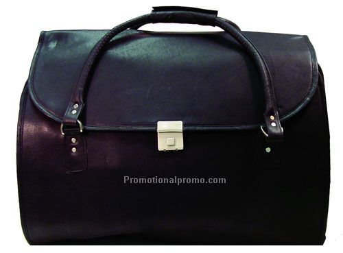 Club Bag Front & Back Organzer 19X10X13 inches / Stone Wash Cowhide / Black