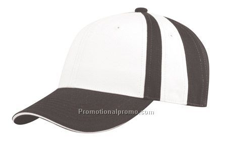 Collegiate Stripe Chino Twill Cap