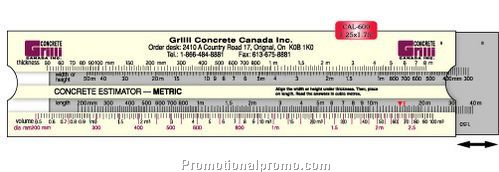 Concrete ruler