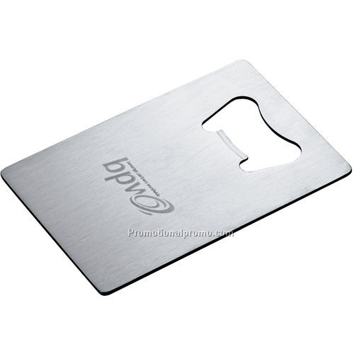 Credit Card Size Bottle Opener: Free Set-Up