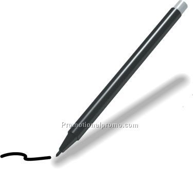 Damp-erase Pens with Black Barrel & White Cap / black ink