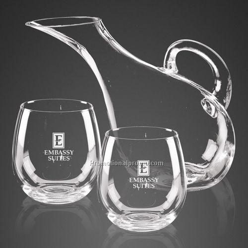 Duck & 2 Stemless Wine