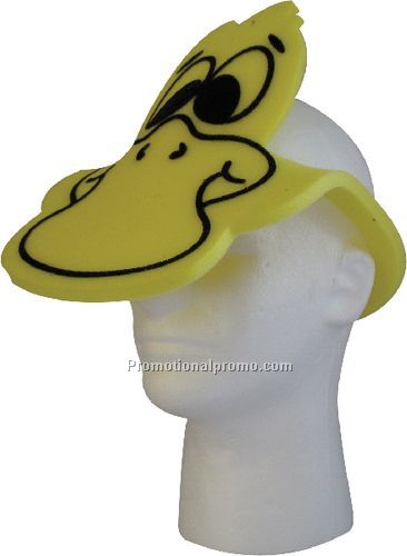 Duck Foam Pop-Up Visor Hat