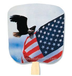 Eagle & Flag - Patriotic Fan