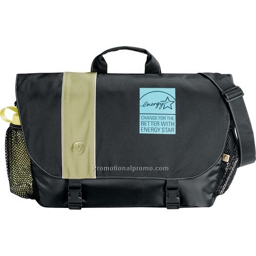 Eco 100% Recycled Owl Deluxe Messenger Bag