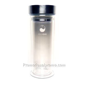 Eco-Thermal Double Wall Glass Bottle