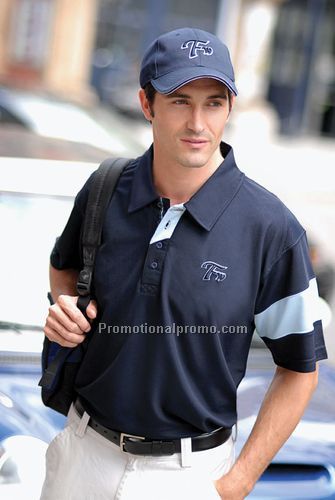 FERST-DRY39200& Anti-Bacterial 46880100% Honeycomb Polyester 46880Self collar 46880open sleeves with matching me