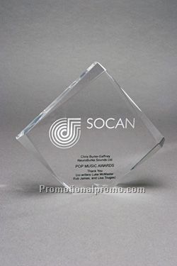 Faceted Diamond - 5 x 5 x 1