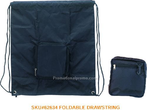 Foldable drawstring