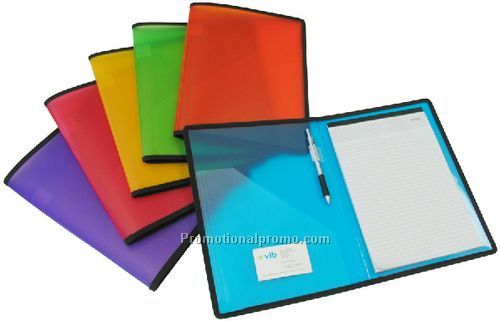Frosted Coloured Notepad Holder with Pad