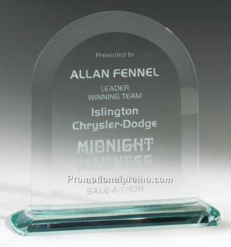 Full Arch Glass Award - 7"