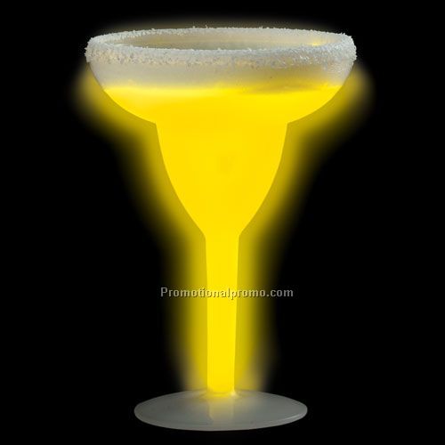 Glow Margarita Glass - Yellow