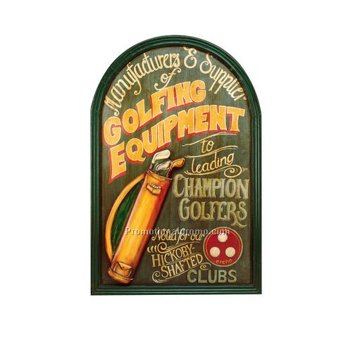 Golfing Equipment sign
