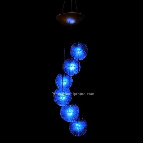 Hanging Spiral Lamp - Blue
