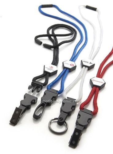 Hexagon slider lanyards - Label