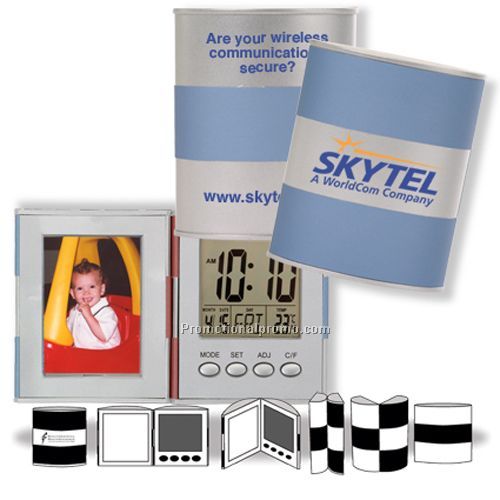 Illusion Series39200Clock/Frame/Thermometer