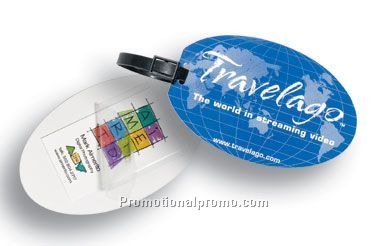 Jumbo Kwik-SealR Oval Golf/Bag Tag