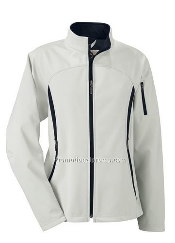 LADIES' PERFORMANCE BRUSHED BACK SOFT SHELL JACKET