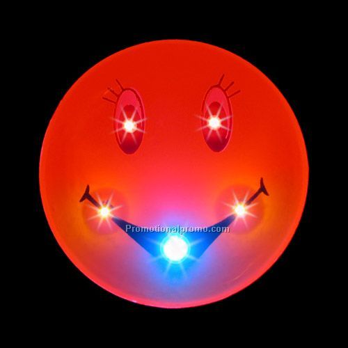 LED Light-Up Magnet - Smiley Face