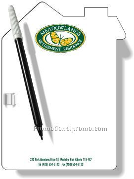 Laminated Cardstock Memo Boards / House