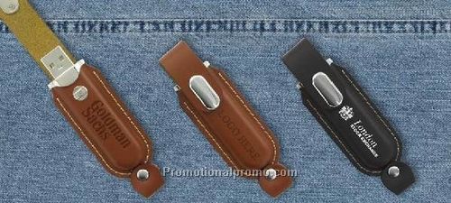 Leather USB Flash Drive 64 MB