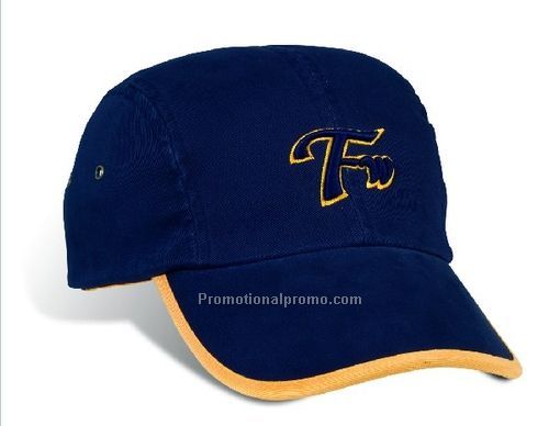 Low Fit, Heavyweight Brushed Cotton Twill, Contrast Underpeak, Sweatband & Binding on Peak