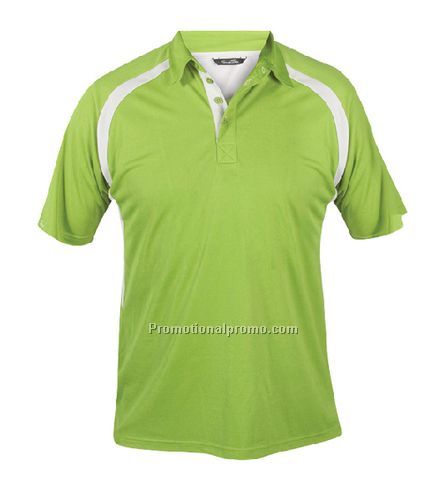MEN'S 2-TONE COOLON GOLF SHIRT - Apple