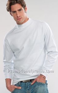 MOCKNECK INTERLOCK JERSEY L/S