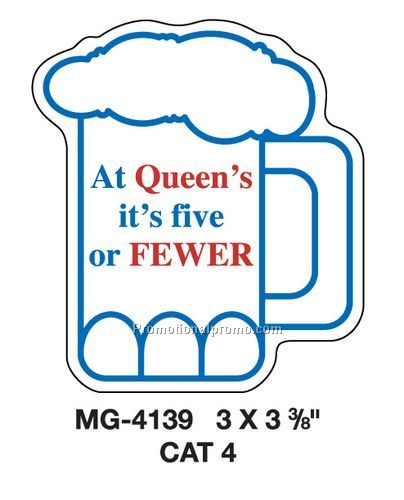 Magnet Stock Shape Beer Glass