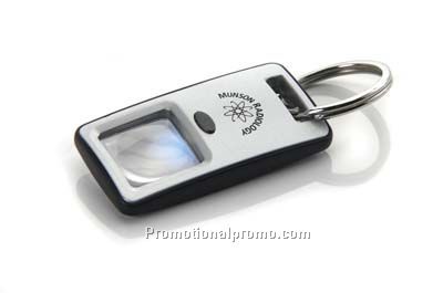 Magnifying Glass Key Ring