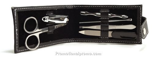 Manicure Set in Leatherette Case