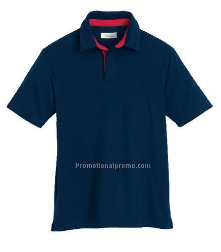 Men37491 Covered Placket Polo