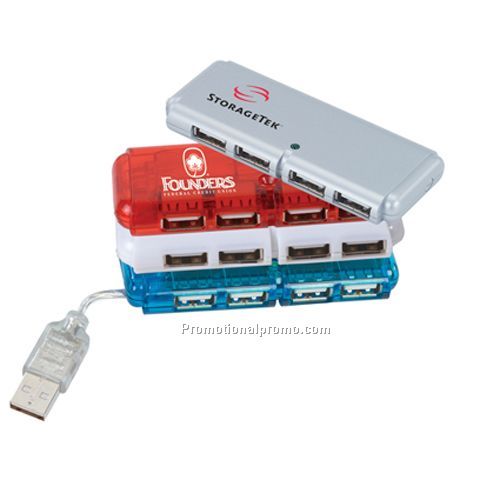 Mini USB 4-Port Hub 2.0