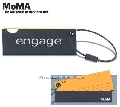MoMA Acrylic Luggage Tag ORANGE