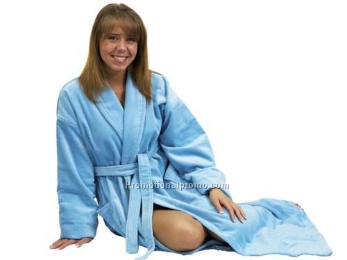NEW - The Beau Monde Velour Bathrobe