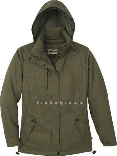 NEW LADIES37408RECYCLED POLYESTER INSULATED TEXTURED JACKET