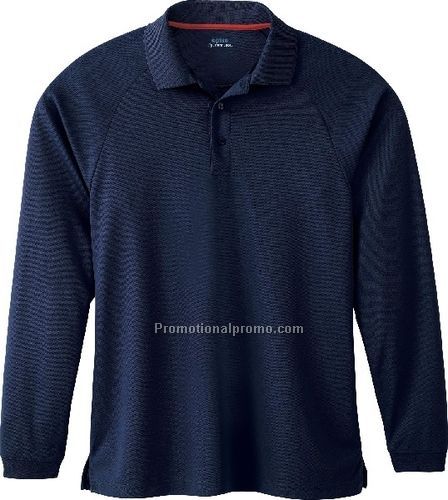 NEW MEN37459 LONG SLEEVE EPERFORMANCETM PIQUE POLO