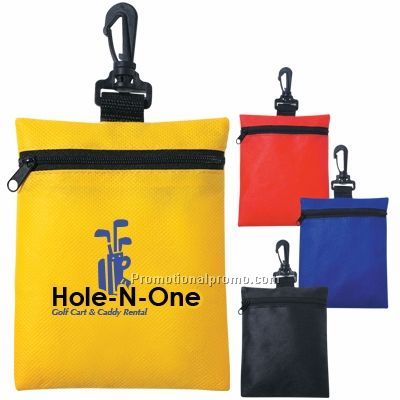 NON-WOVEN ZIPPERED POUCH