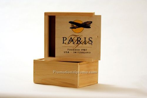 Natural Aspen Box with Slider-Top