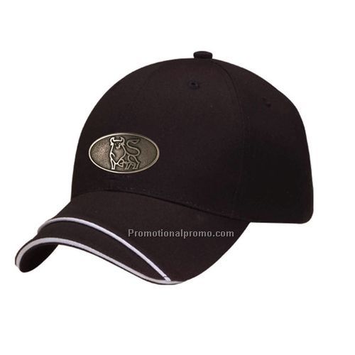 Navy/White Semi-low fit, chino twill, contrasting sandwich peak & stream piming cap