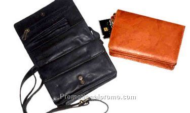 OrganizerBag / Zipppered Section / Stonewash Cowhide