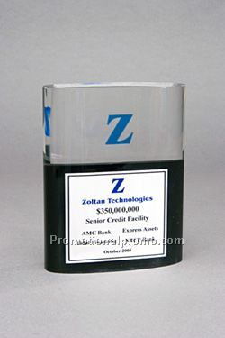 Oval Block Tombstone - 4 x 5 x 1 1/2