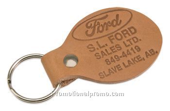 Oval Riveted Key Tag