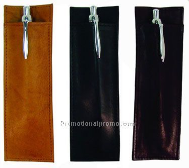 OversizedPenCase:16.5cm x 5.3cm / Stonewash Cowhide